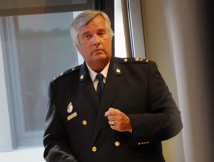 Hoofdcommissaris F. Heeres, korpschef politie Zuid-Oost Brabant